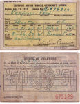 Fred Renfrow's Driver's License